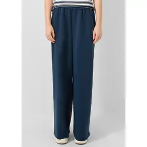 Women's Loose Fit Interlock Jersey Jogging Trousers QS image-6