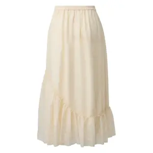 Lightweight Tiered Chiffon Midi Skirt Women QS image-1
