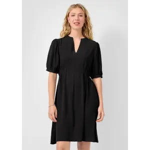Fluid Tunic Dress with Elasticated Waist for Women QS image-6