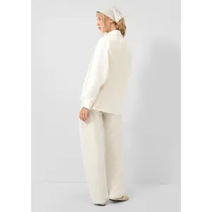 Women's Overshirt with Patch Pockets QS image-4