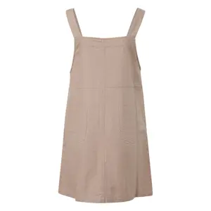 Short Overall Dress with Adjustable Straps Women QS image-1