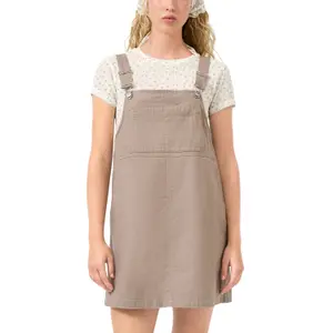 Short Overall Dress with Adjustable Straps Women QS image-2