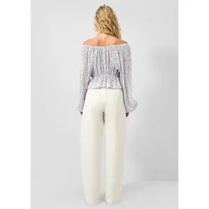 Printed women's blouse QS Carmen Regular Fit image-4
