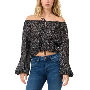 Printed women's blouse QS Carmen Regular Fit image-2
