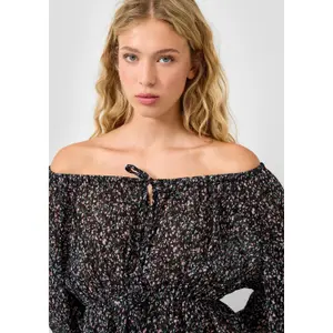 Printed women's blouse QS Carmen Regular Fit image-3