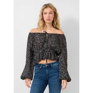 Printed women's blouse QS Carmen Regular Fit image-6