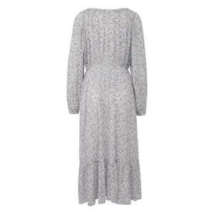 Floral Print Long Dress Women QS image-1