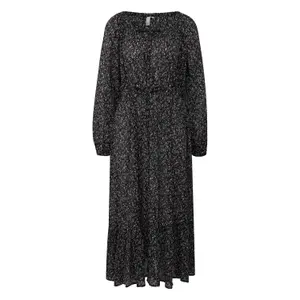 Floral Print Long Dress Women QS image-0