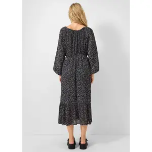 Floral Print Long Dress Women QS image-4