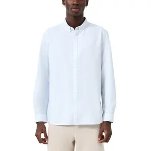 Long Sleeve Shirt with Embroidered Details and Curved Hem QS image-2