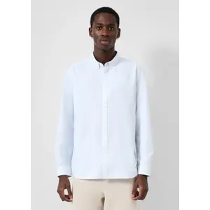 Long Sleeve Shirt with Embroidered Details and Curved Hem QS image-6