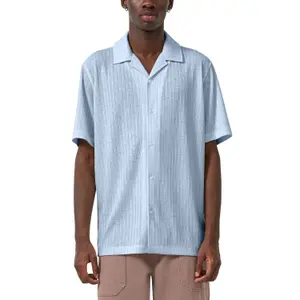 Textured knit shirt QS image-2