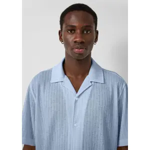 Textured knit shirt QS image-3