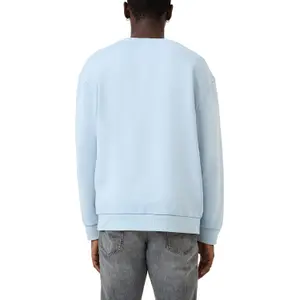 Faded Crew Neck Sweatshirt QS image-5
