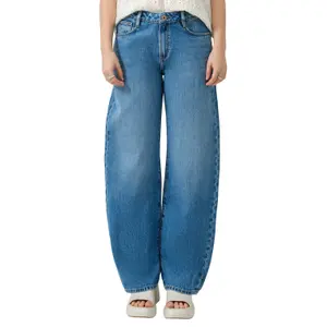 Loose & Relaxed Mid-Rise Jeans Women QS image-2