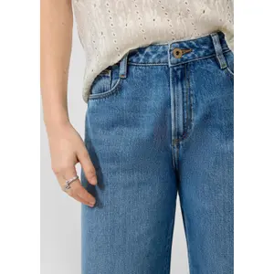Loose & Relaxed Mid-Rise Jeans Women QS image-3