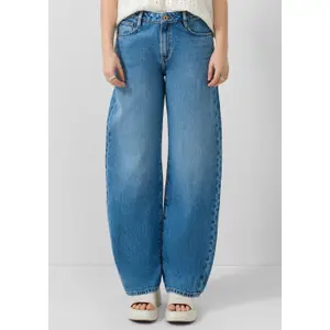 Loose & Relaxed Mid-Rise Jeans Women QS image-6