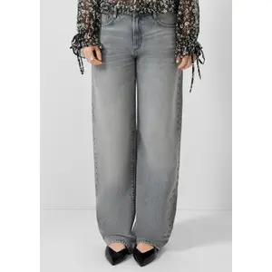Women's Loose & Relaxed Five-Pocket Jeans QS image-6