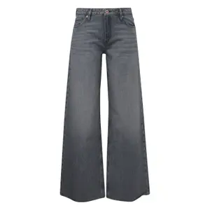 Women's Distressed Wide Leg Jeans QS Catie image-0