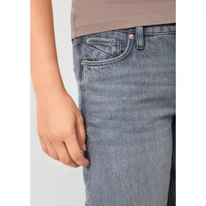 Women's Distressed Wide Leg Jeans QS Catie image-3