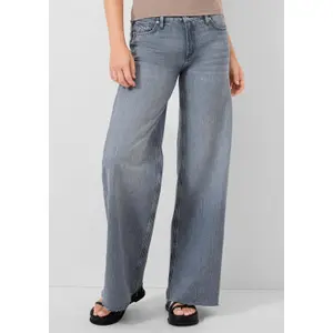 Women's Distressed Wide Leg Jeans QS Catie image-6