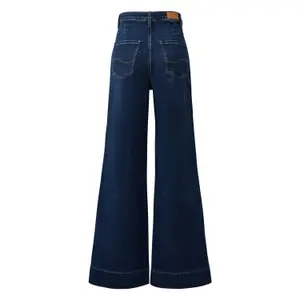 High-Waisted Bootcut Jeans for Women QS stretch image-1