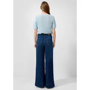 High-Waisted Bootcut Jeans for Women QS stretch image-4
