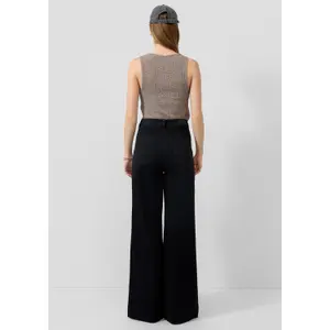 High-Waisted Bootcut Jeans for Women QS stretch image-4