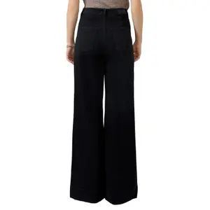 High-Waisted Bootcut Jeans for Women QS stretch image-5