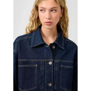 Casual Style Denim Jacket Women QS image-3