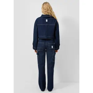 Casual Style Denim Jacket Women QS image-4