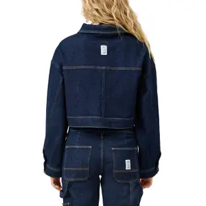 Casual Style Denim Jacket Women QS image-5