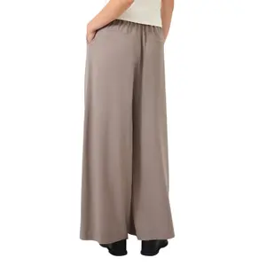 Women's High-Waisted Pleated Wide-Leg Trousers QS image-5
