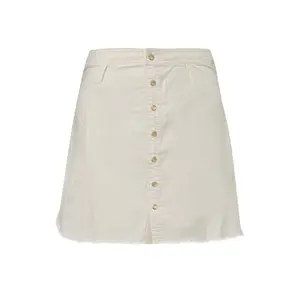 Women’s Pleated Chevron Button Mini Skirt QS image-0