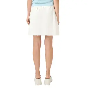 Women’s Pleated Chevron Button Mini Skirt QS image-5