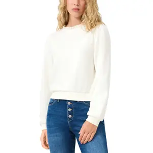 Lace Detail Women's Sweatshirt QS image-2