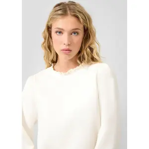 Lace Detail Women's Sweatshirt QS image-3