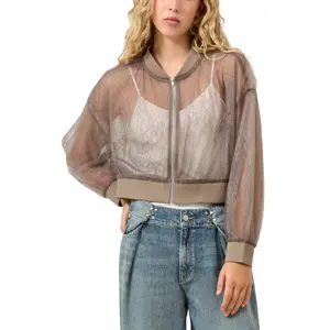 Women's Airy Lace Jacket QS image-2