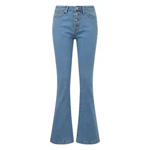 High-waisted flare jeans for women QS Reena image-0