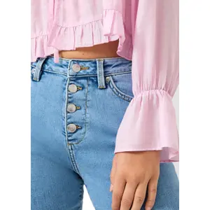 High-waisted flare jeans for women QS Reena image-3