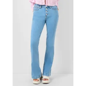 High-waisted flare jeans for women QS Reena image-6