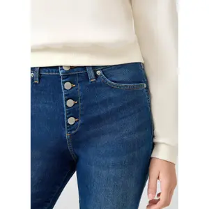 High-waisted flare jeans for women QS Reena image-3