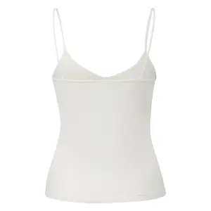 Γυναικείο Slim Fit Τ-shirt από ζέρσεϊ με spaghetti straps QS image-1