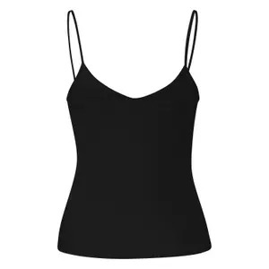 Γυναικείο Slim Fit Τ-shirt από ζέρσεϊ με spaghetti straps QS image-1