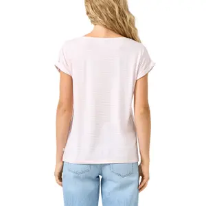 T-shirt Loose Fit σε μείγματα modal για γυναίκες QS image-5