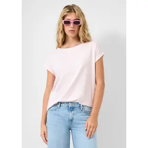 T-shirt Loose Fit σε μείγματα modal για γυναίκες QS image-6