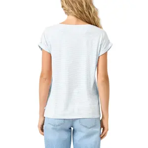 T-shirt Loose Fit σε μείγματα modal για γυναίκες QS image-5