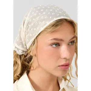 Lace Trim Bandana for Women QS image-6
