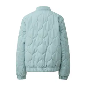 Women's Padded Jacket with Patch Pockets QS image-1