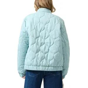 Women's Padded Jacket with Patch Pockets QS image-5